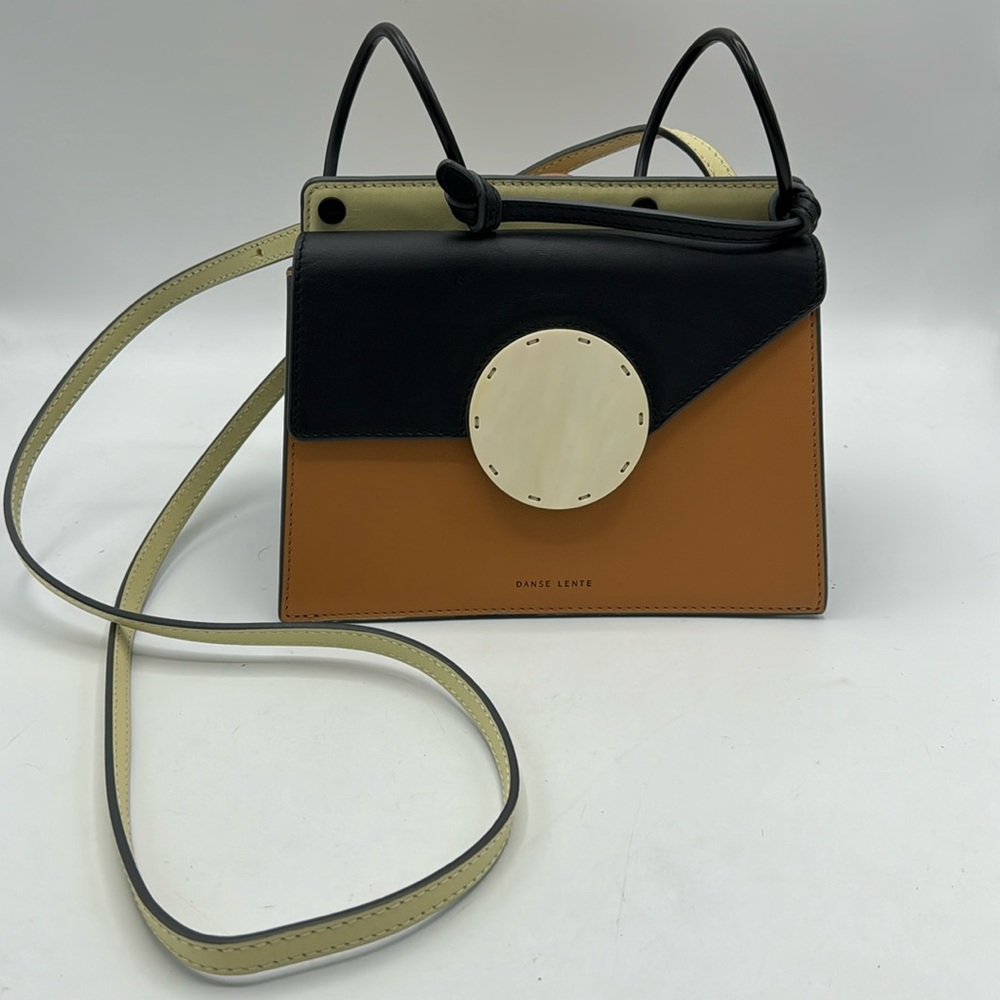 DANSE LENTE Mini PHOEBE Leather Crossbody Bag